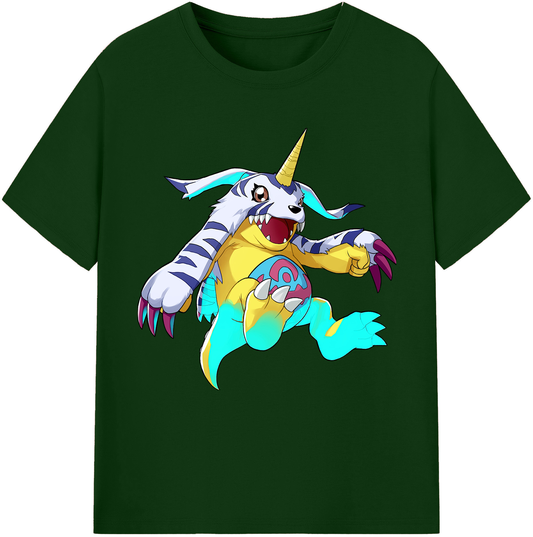 （画像用） Digimon デジタルモンスター/デジモン 綿100％半袖Tシャツ（フロントプリント）